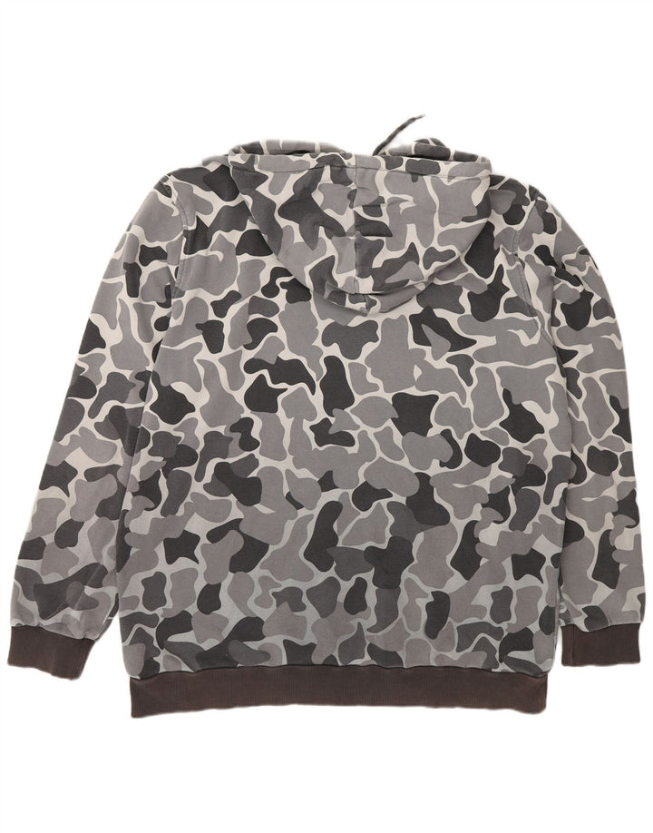 Adidas Męski sweter z kapturem, duży, szary, kamuflaż