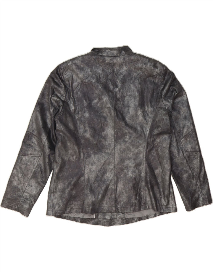 CANDA Womens Bomber Jacket EU 46 Large Grey Polyester Vintage Canda and Second-Hand Canda from Messina Hembry 