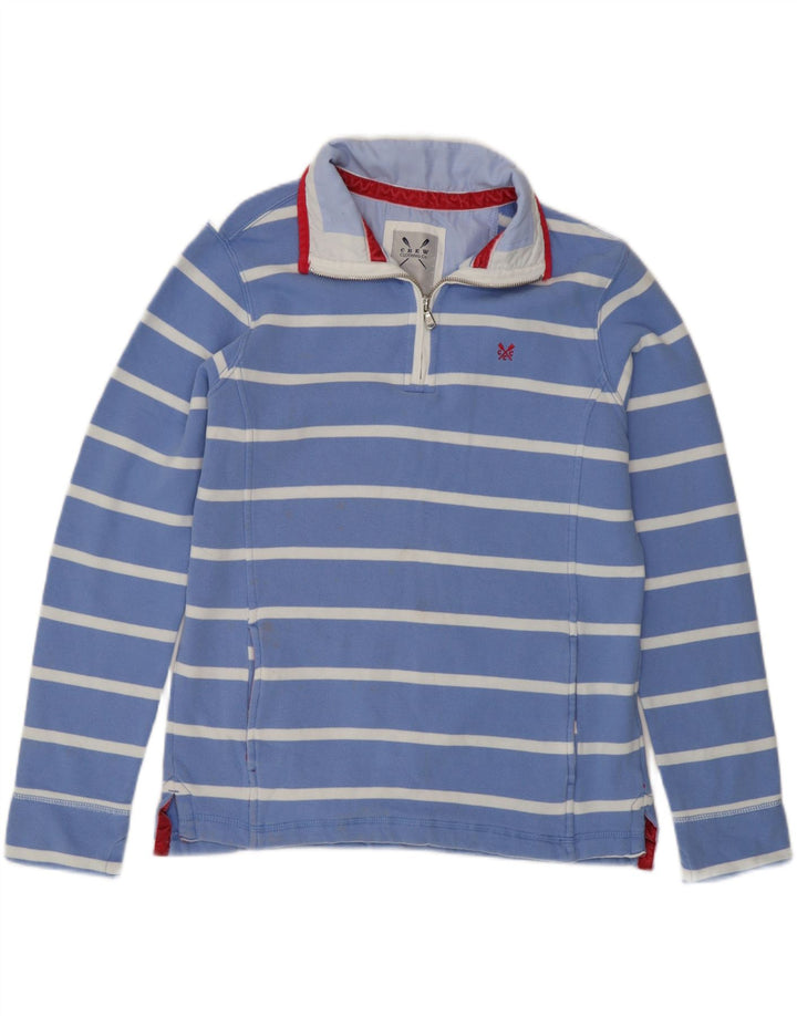 Damska bluza oversize Crew Clothing Sweter UK 10 w małe niebieskie paski