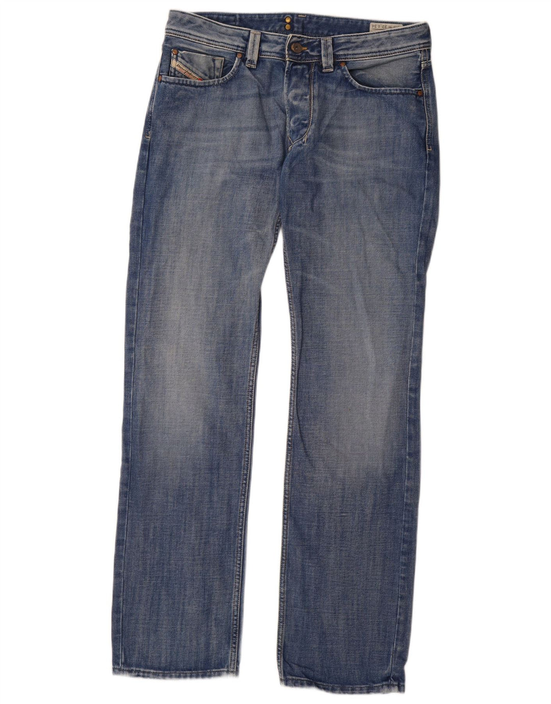 Męskie jeansy Diesel Larkee Straight W32 L34 Niebieskie bawełniane
