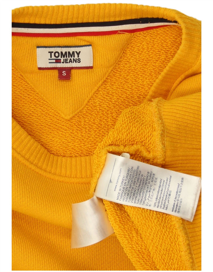 Damska bluza oversize TOMMY HILFIGER UK 10, mała, żółta