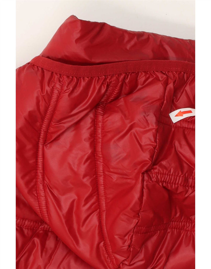 Damska ocieplana kurtka z kapturem Marks & Spencer UK 18 XL, czerwona, poliestrowa
