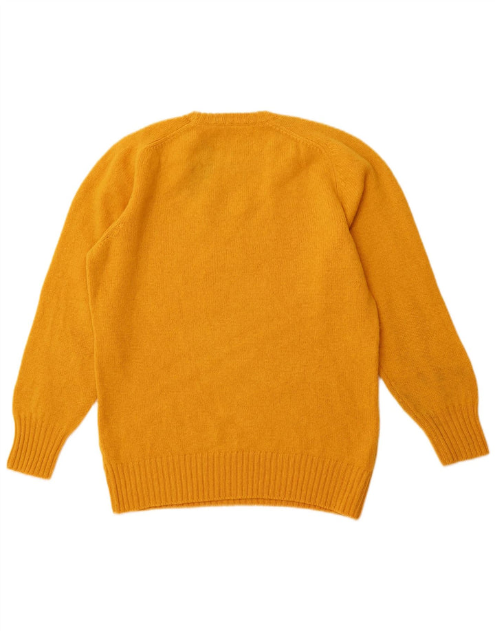 SERGIO TACCHINI Damski sweter z okrągłym dekoltem UK 14, duży żółty