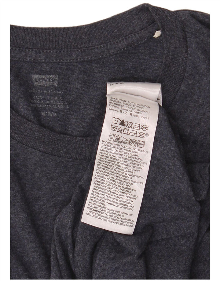 Koszulka męska Levi's Top, średnia, granatowa, bawełniana w cętki