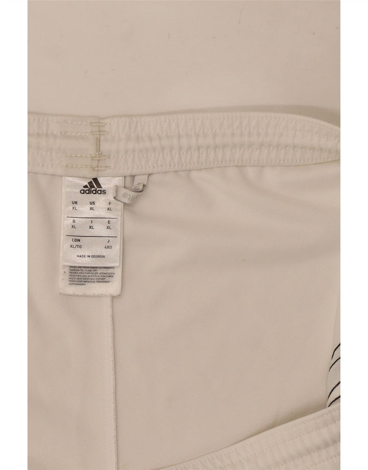 Męskie spodenki sportowe Adidas Climalite XL, biały poliester