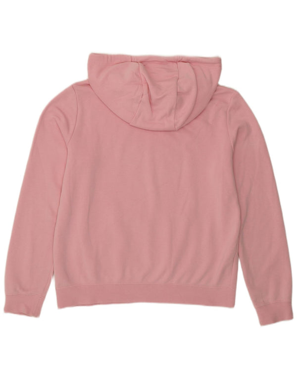 Damski sweter oversize z kapturem Nike, UK 10, mały, różowy, bawełniany