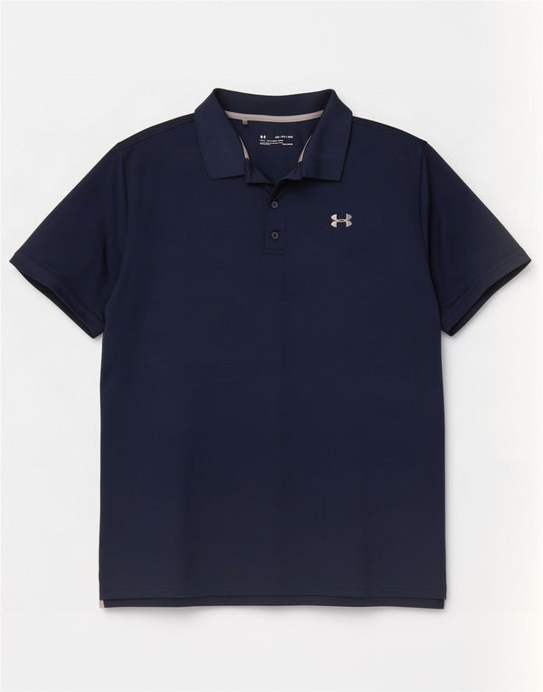 Męska koszulka polo Under Armour Heat Gear o luźnym kroju, 2XL, granatowa, poliester
