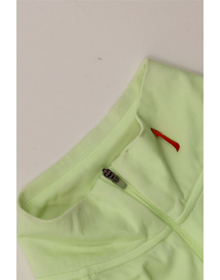 Damski dres Nike Dri Fit z zamkiem błyskawicznym na szyi, UK 14, średni zielony