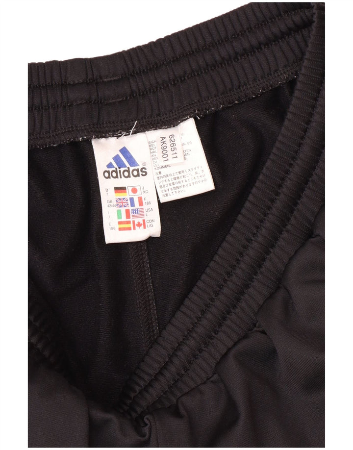 Adidas Męskie spodnie dresowe Joggers UK 42/44 Duży czarny poliester
