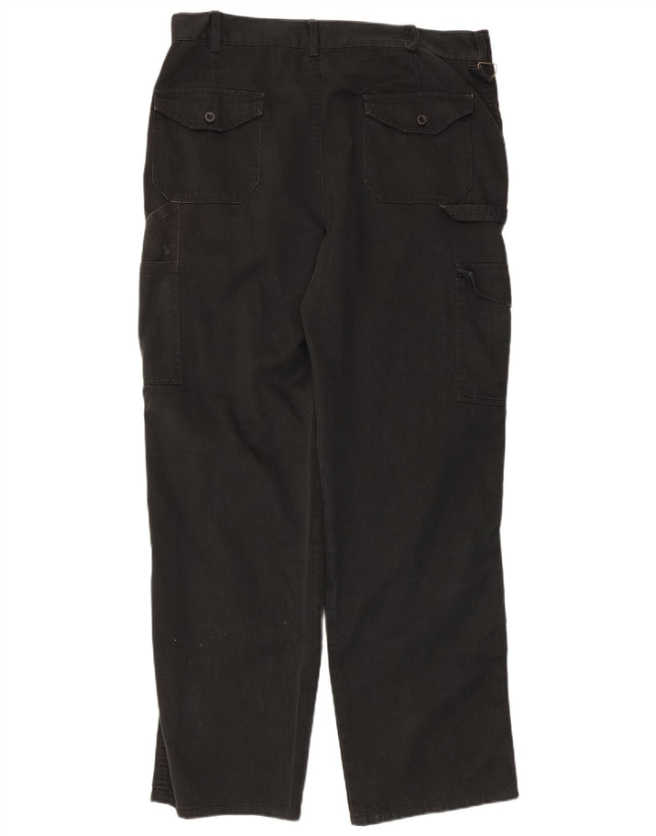 Męskie spodnie cargo Dickies Redhawk Straight Cargo W36 L30 Czarny poliester