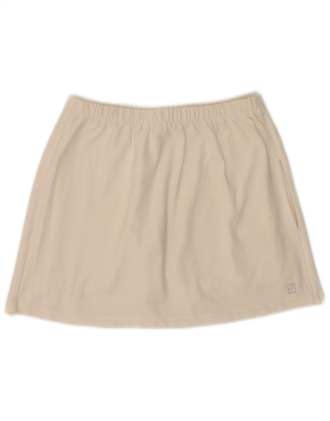 Nike Damskie Skort UK 8/10 Mały złamany biały poliester