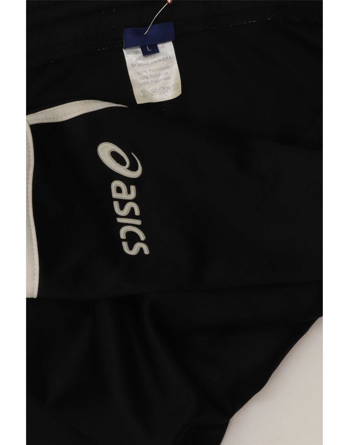 Męskie spodenki sportowe Asics, duże, czarne, poliestrowe