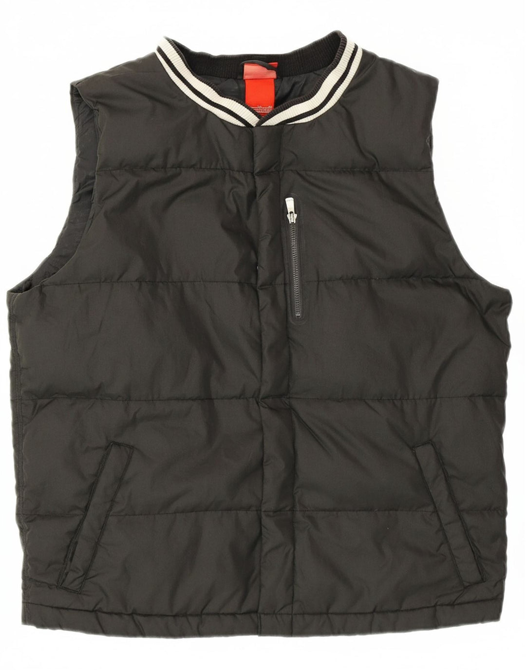 NIKE Boys Padded Gilet 13-14 Years XL Black Polyester