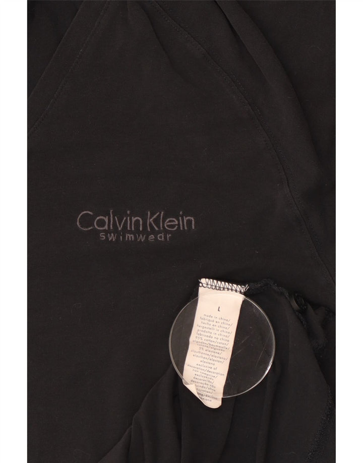 T-shirt męski Calvin Klein, duży, czarny, bawełniany