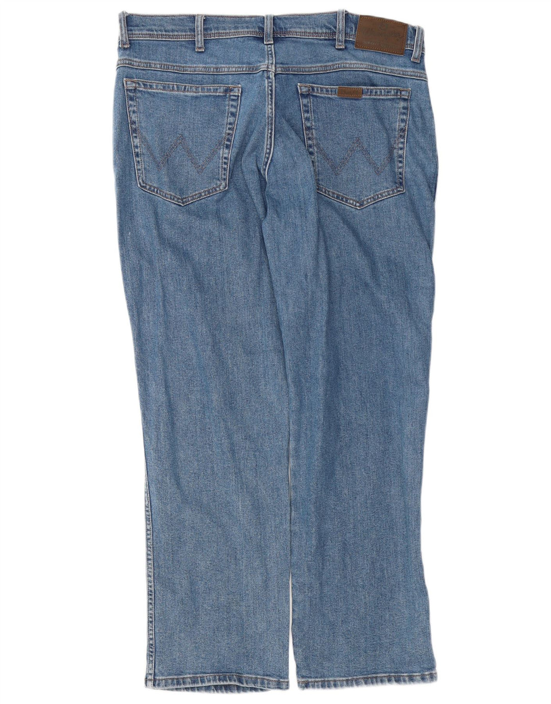 Męskie jeansy Wrangler o prostym kroju W36 L30, niebieskie, bawełniane