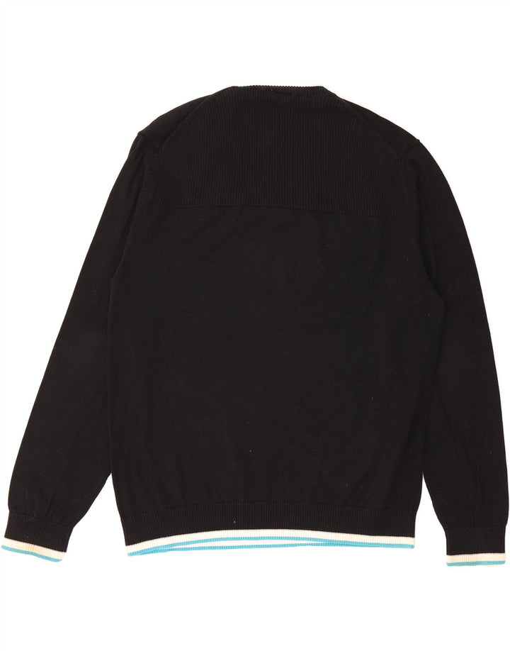 PUMA Mens V-Neck Jumper Sweater XL Black Vintage Puma and Second-Hand Puma from Messina Hembry 