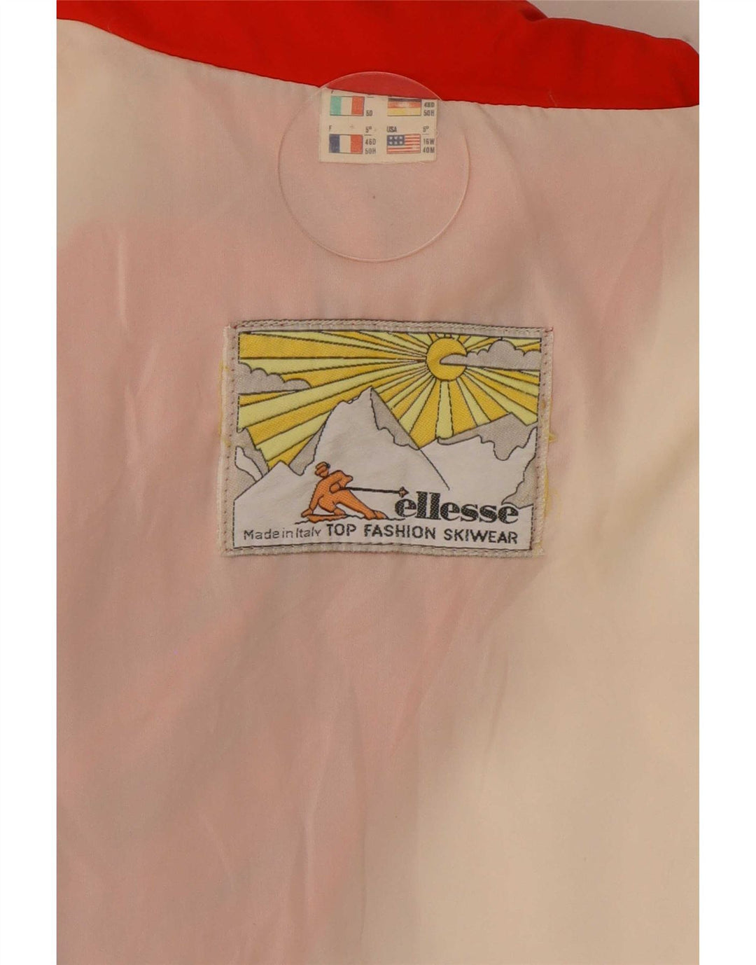 Męska wyściełana kurtka narciarska Ellesse IT 50 Large Red
