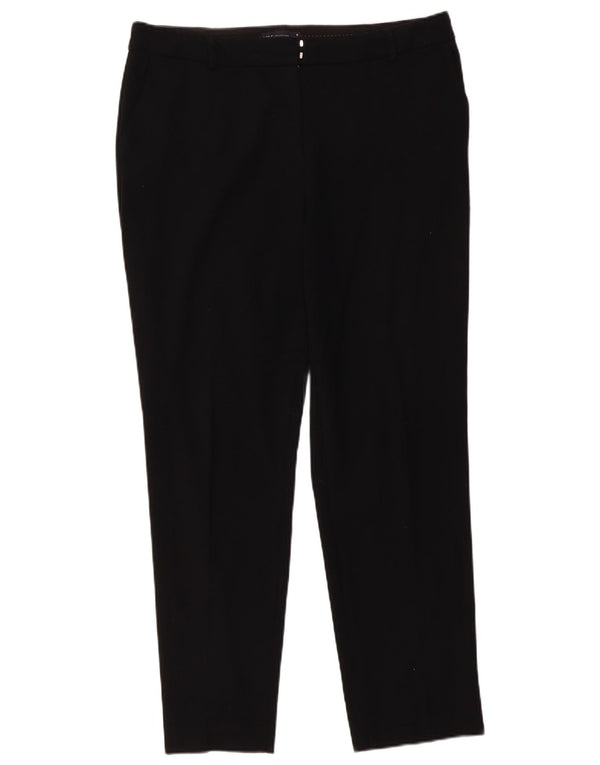 Marks & Spencer Damskie zwężane spodnie codzienne UK 16 Large W36 L30 Black