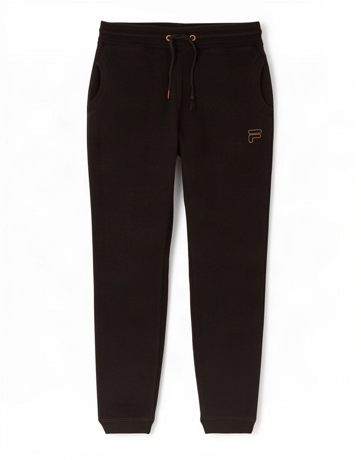 Męskie spodnie dresowe Fila Joggers Small Black Poliester