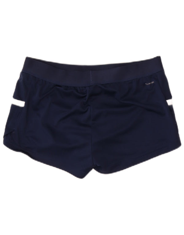 Spodenki sportowe Adidas damskie Climacool UK 12/14, średni granatowy, blok kolorów