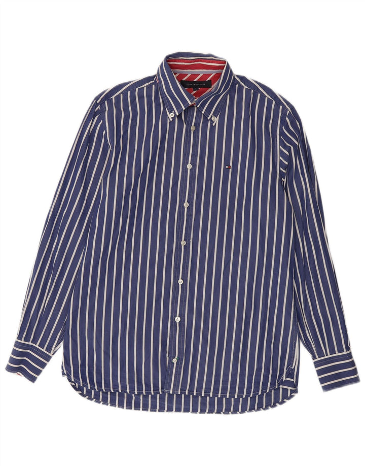 Koszula męska Tommy Hilfiger w małe niebieskie paski