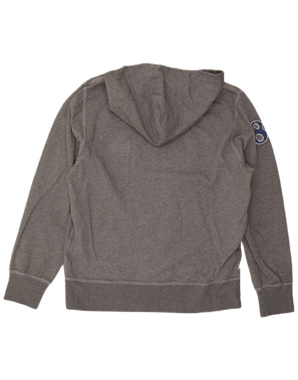 Męski sweter z kapturem Franklin & Marshall, 2XL, szary, bawełniany