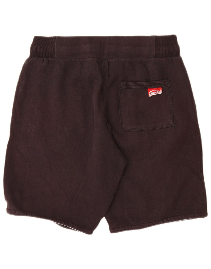 Damskie spodenki sportowe SUPERDRY Graphic UK 12, średnioszare, bawełniane