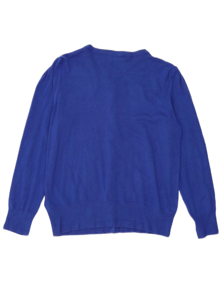 Sweter damski Marks & Spencer UK 12, średni niebieski, wiskoza