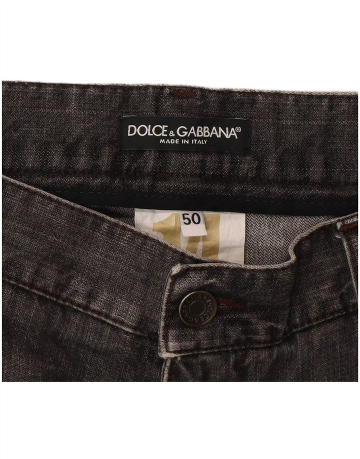 Damskie jeansy Dolce & Gabbana w trudnej sytuacji IT 50 XL W36 L32 Szare