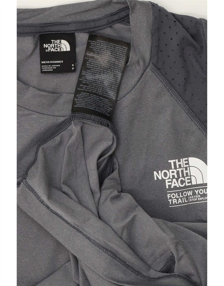 Męska kamizelka z grafiką The North Face, mała, szara, sportowa