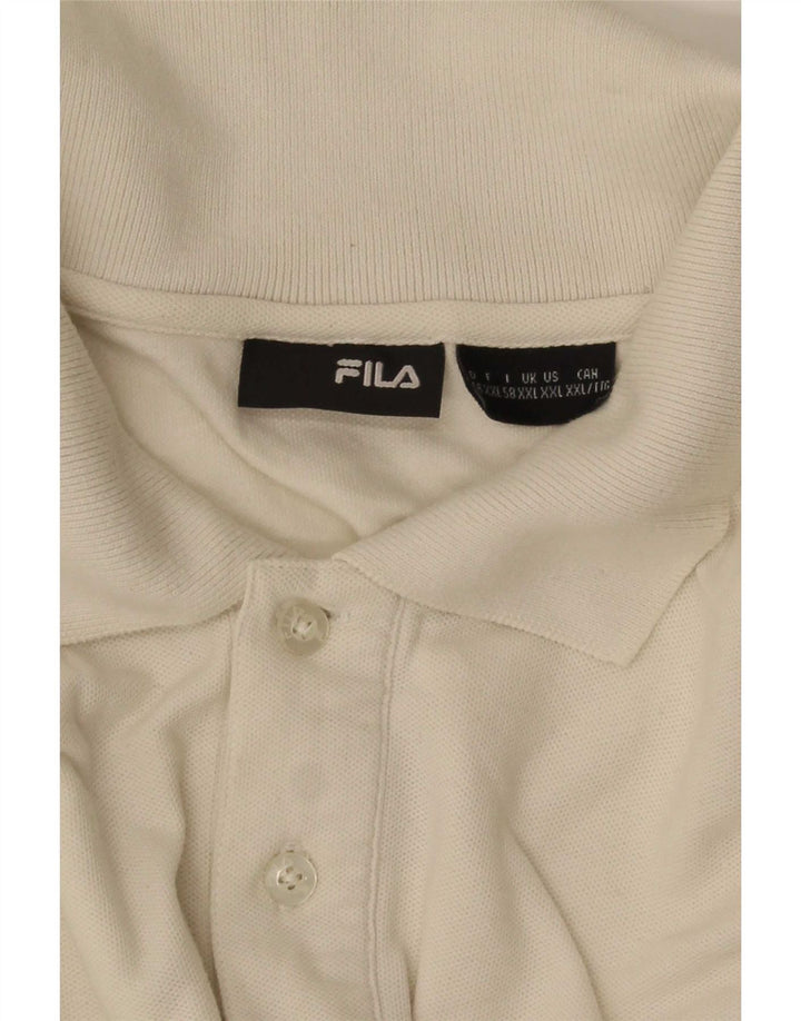 Męska koszulka polo Fila 2XL biała