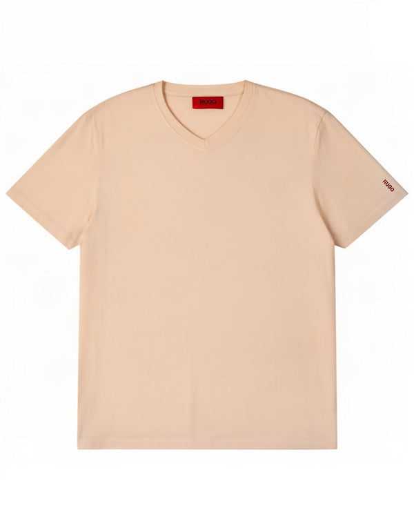 T-shirt męski Hugo Boss, top XL, biała bawełna