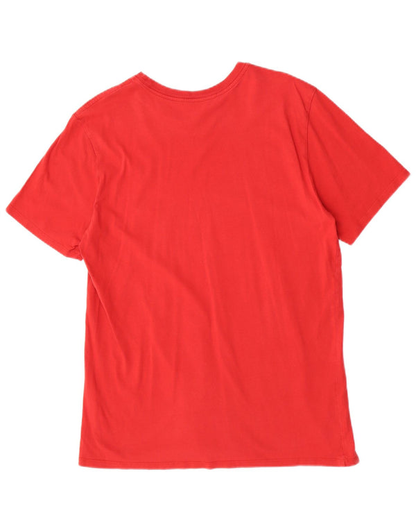 Męski T-shirt z grafiką Nike, duży, czerwony, bawełniany