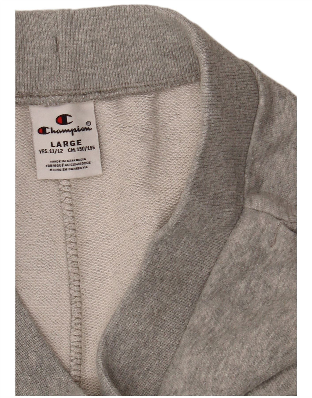 Chłopięce spodenki sportowe CHAMPION z grafiką, duże, 11-12 lat, szare