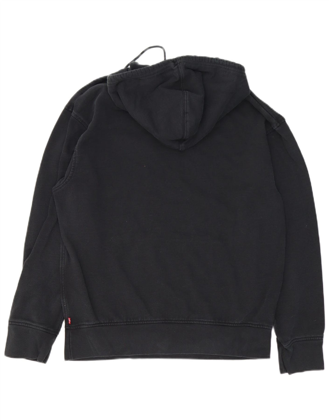 Męski sweter z kapturem z grafiką Levi's, średni czarny, bawełniany