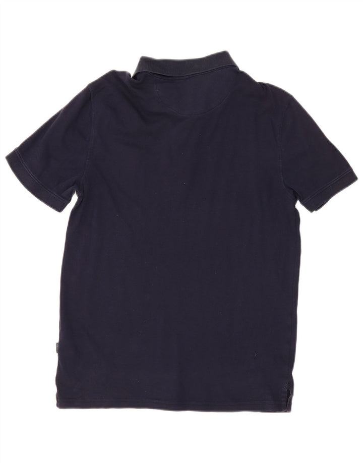 Męska koszulka polo Calvin Klein, mała, granatowa, bawełniana