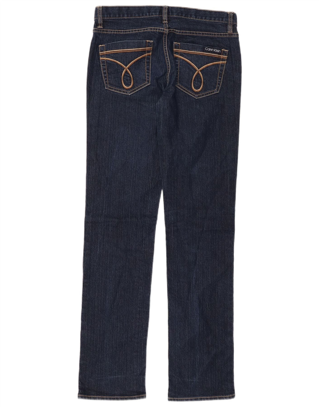 Damskie dżinsy rurki CALVIN KLEIN US 2 XS W26 L31 Granatowe, bawełniane