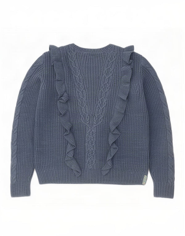 Sweter dziewczęcy Polo Ralph Lauren z dekoltem w łódkę 15-16 lat XL, niebieski