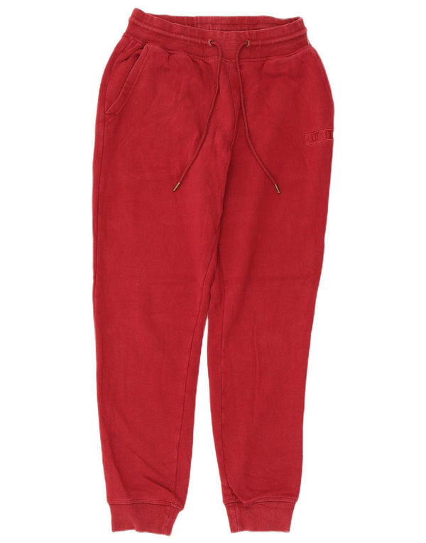Damskie spodnie dresowe Hurley Joggers UK 10 Small, czerwone, bawełniane