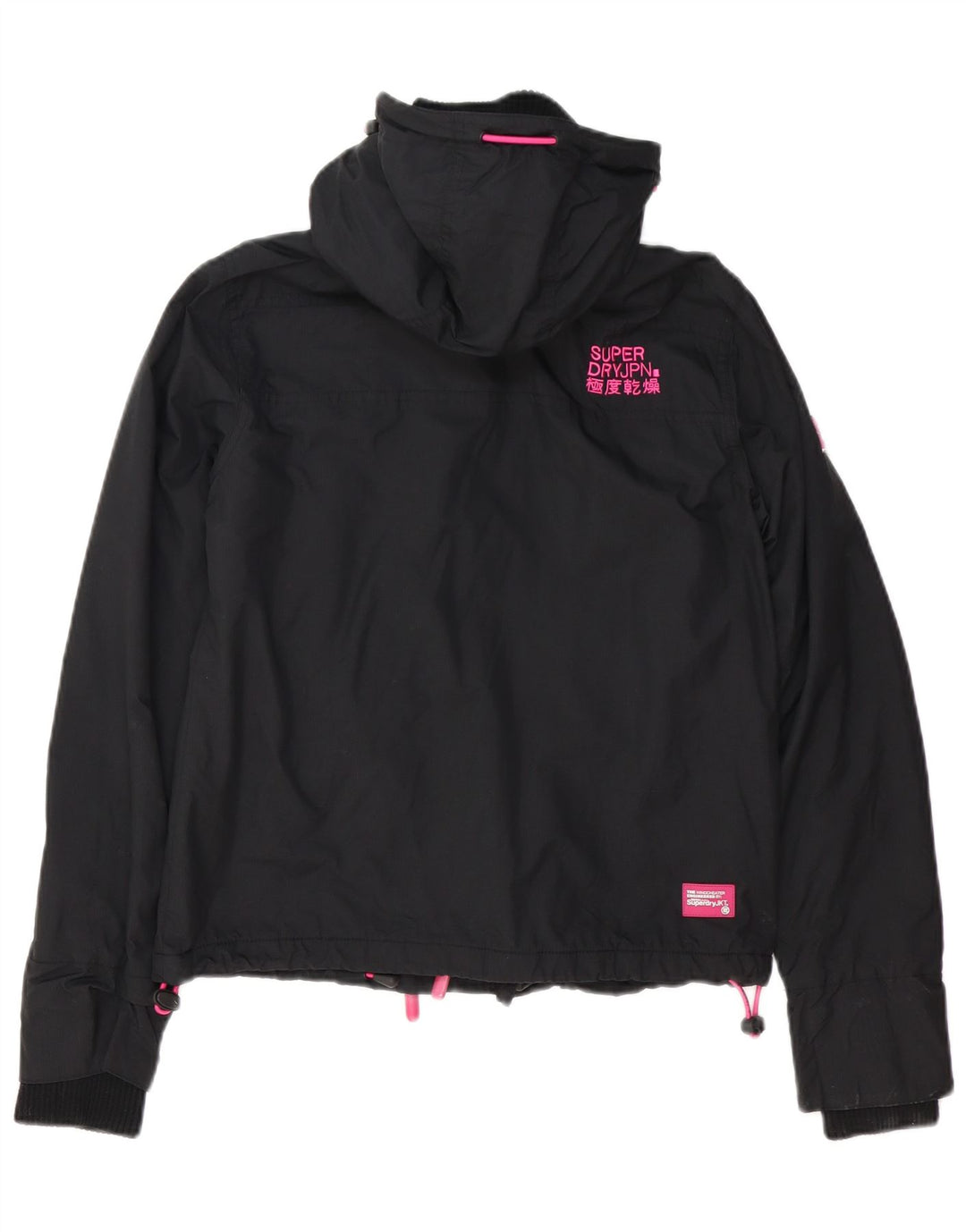 SUPERDRY Damska kurtka wiatrówka oversize UK 10 Small Black