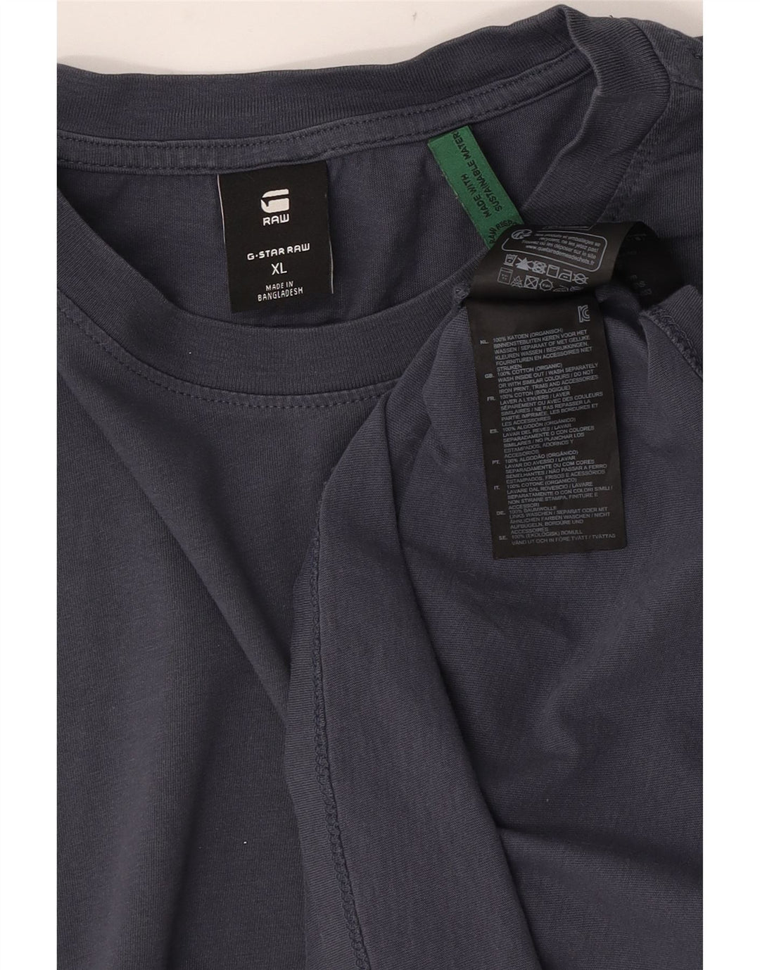 T-shirt męski G-Star XL, szary, bawełniany