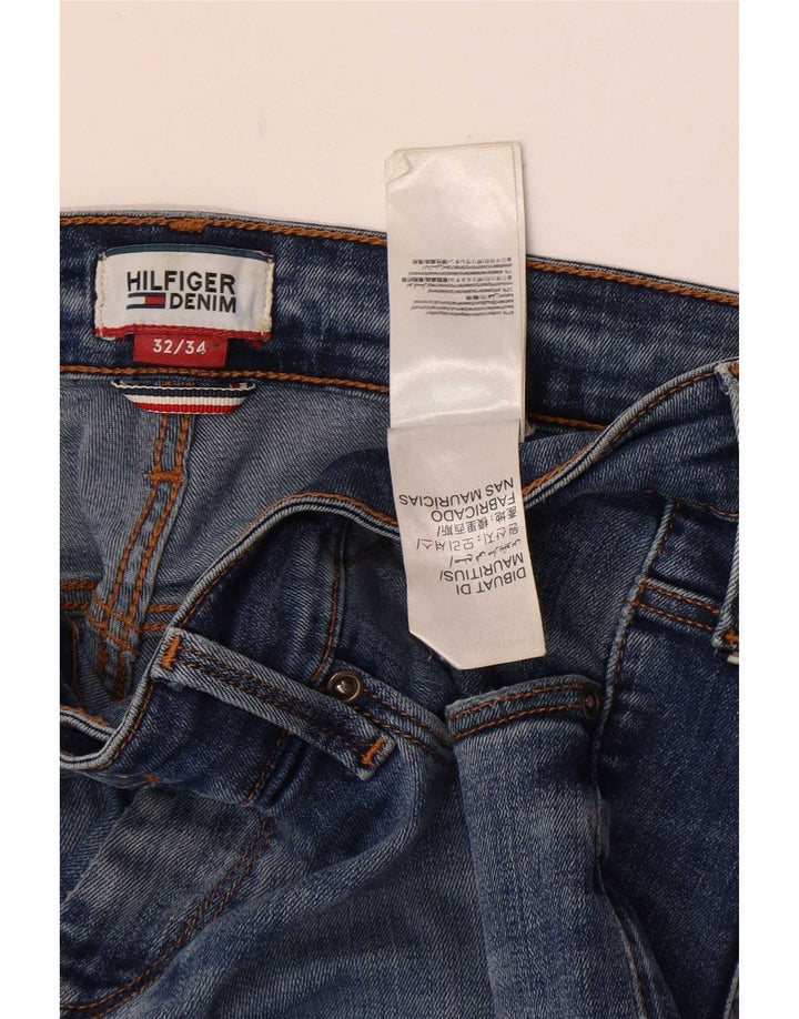 Męskie jeansy slim fit Tommy Hilfiger W32 L34 Niebieskie bawełniane