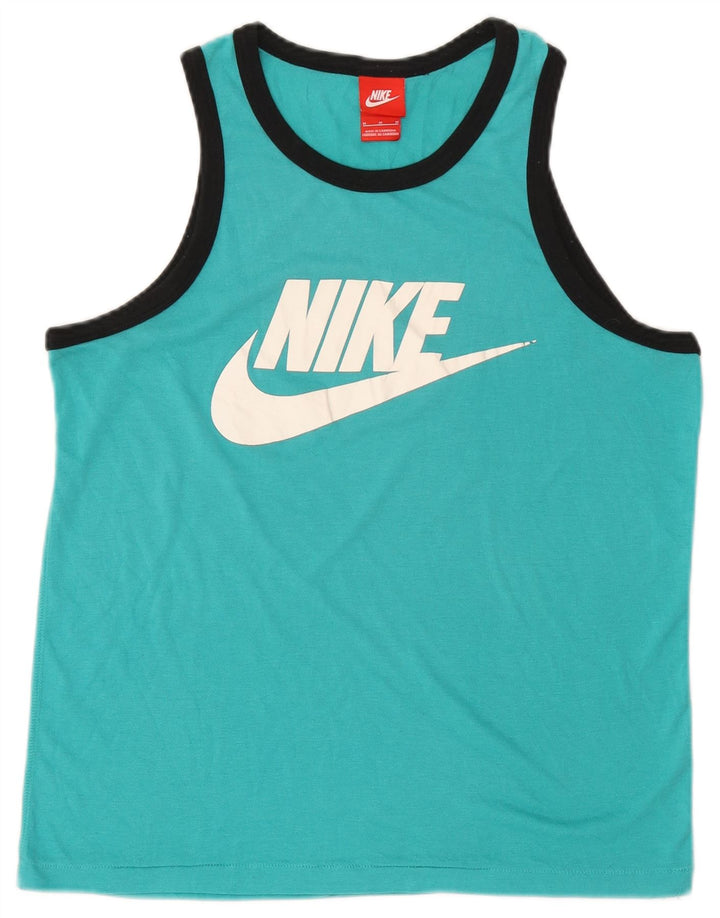 Damska kamizelka z grafiką Nike, UK 14, średni niebieski