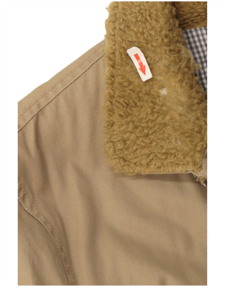 Męska kurtka wiatrówka French Connection UK 42 XL, beżowa, bawełniana