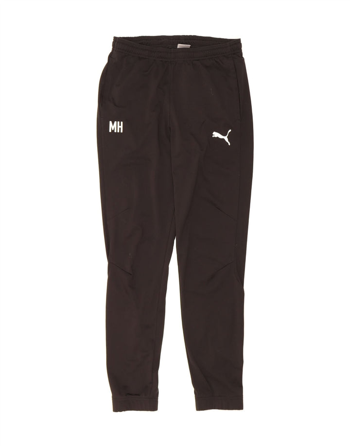 PUMA Mens Tracksuit Trousers Joggers Medium Black Polyester Vintage Puma and Second-Hand Puma from Messina Hembry 