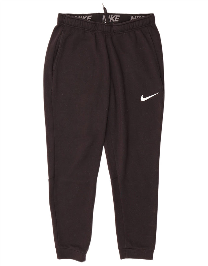 Męskie spodnie dresowe Nike Dri Fit Joggery, średni czarny poliester