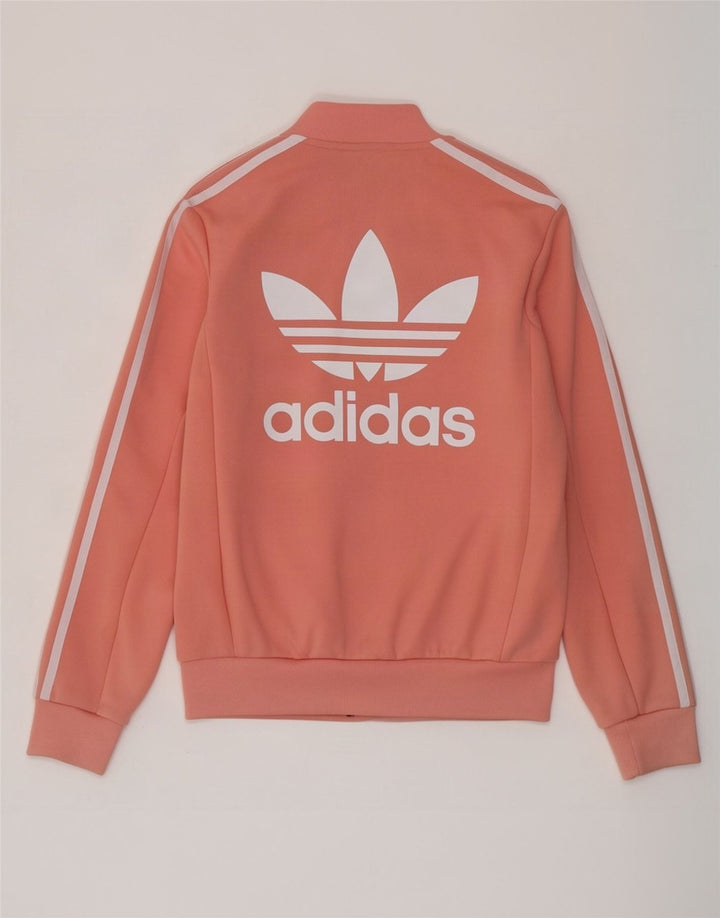 Damska bluza dresowa Adidas Graphic Oversized Top Jacket UK 8 Small Pink
