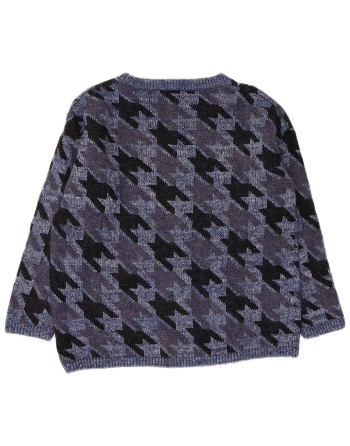 Damski sweter z dekoltem w łódkę Armani Jeans EU 40, średni granatowy