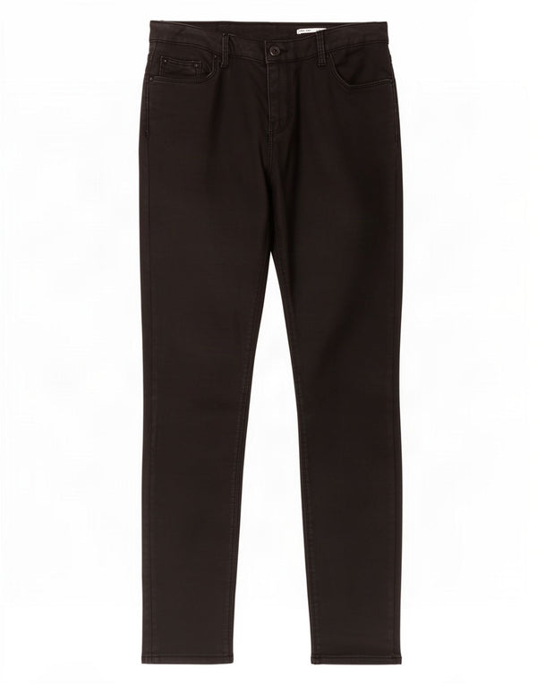 Spodnie damskie Zara Slim Casual EU 38 Small W28 L28 Czarna bawełna