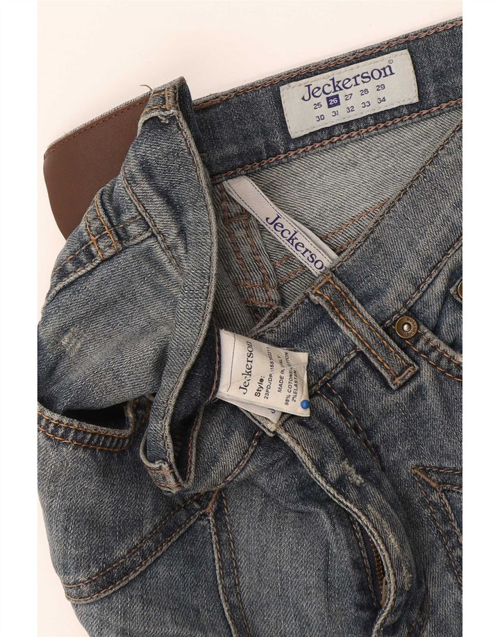 Damskie jeansy Jeckerson w trudnej sytuacji W26 L26 Niebieskie bawełniane